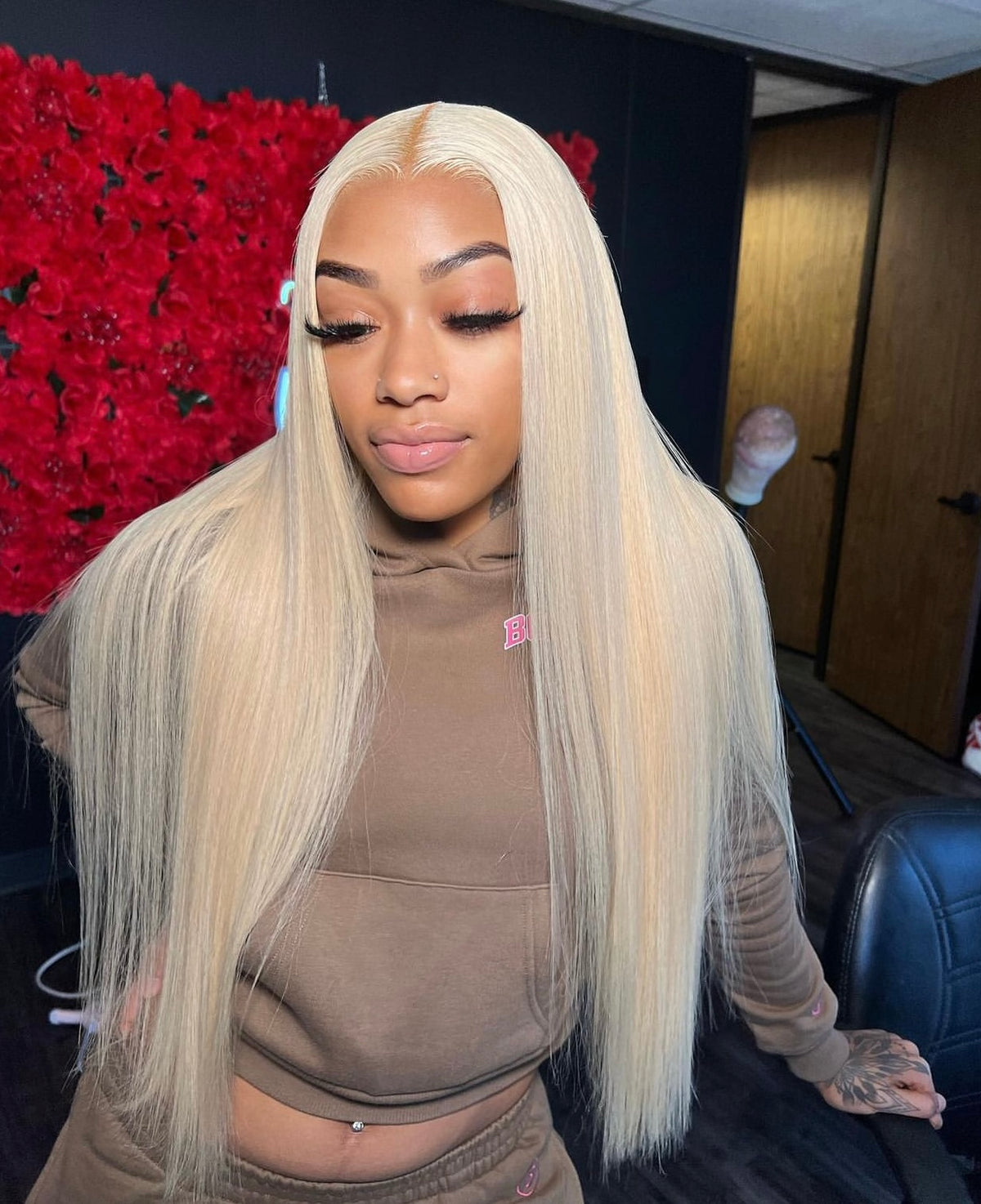 613 Silky Straight 13x6 Lace Frontal Wig